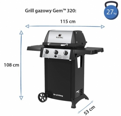 Grill gazowy Broil King Gem 310